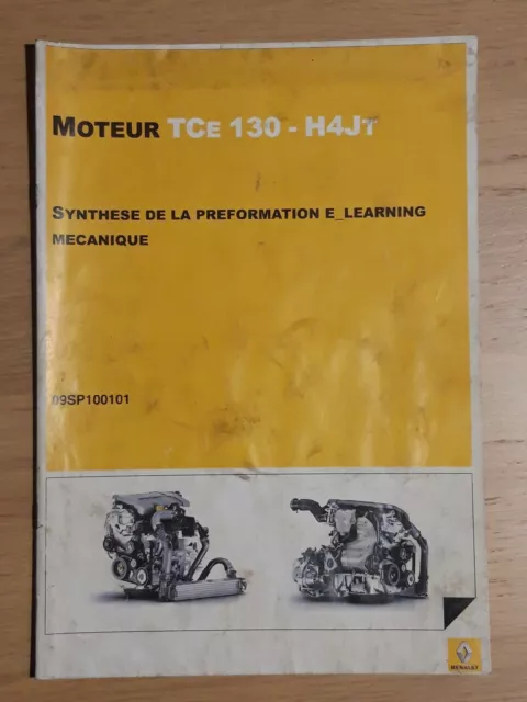 (336A) Manuel d'atelier RENAULT - Moteur TCe 130 - H4Jt, synthèse.