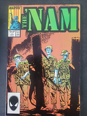 The 'Nam #5 (1986) Marvel Comics War! Incredible Michael Golden Cover & Art!