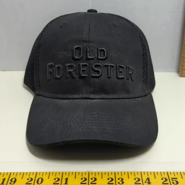 Old Forester Kentucky Bourbon Whiskey Hat Black Size Small Medium Stretch Fit