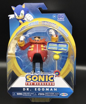 DR EGGMAN JOINTED Sonic The Hedgehog 4" Action Figure Jakks 2020 Age 3 ...