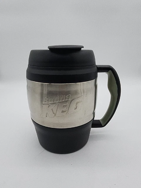 Retro 52 oz Bubba Keg Black Handled Insulated Hat Cold Travel Mug Cup