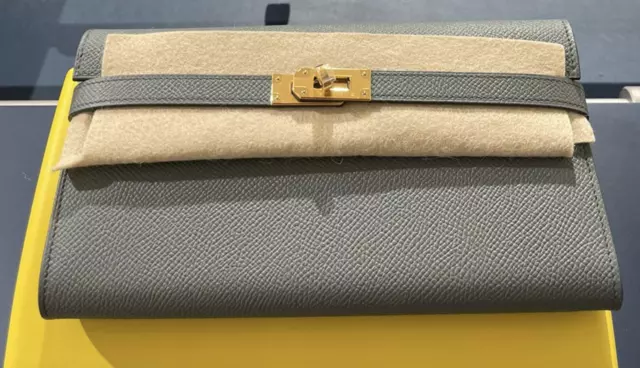 Hermès Kelly Pochette Terracotta Terre Cuite Ostrich with Palladium  Hardware - Bags - Kabinet Privé
