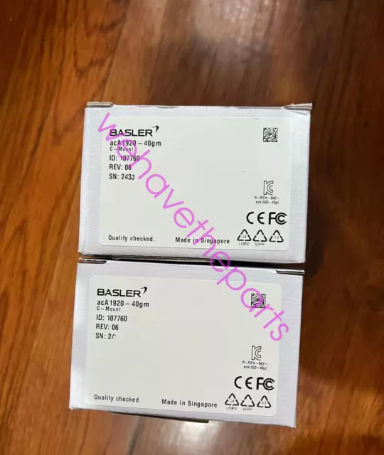 1PC New Sealed aca1920-40gm BASLER industrial camera acA1920-40gm Fast Shipping