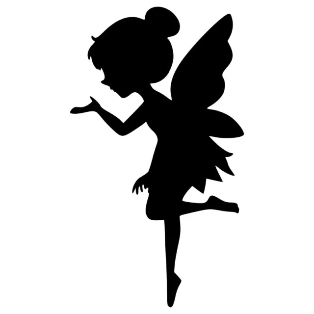 Fairy Silhouette 01 Vinyl Decal Sticker Art Wall Home Various Colours