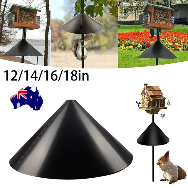 Garden Yard Squirrel Proof Baffle Wrap Around Smooth Bird Feeder Baffle Weather