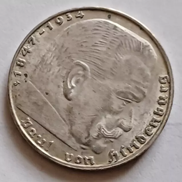Deutsches Reich 2 Reichsmark 1938 J Silber