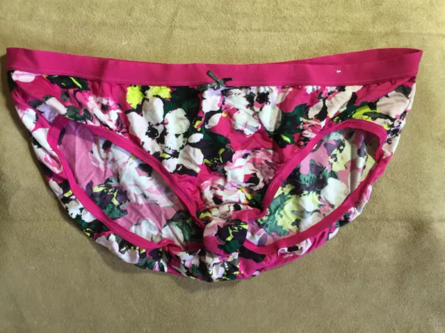 L 36" 38" vtg Cacique Hipster Very Lo Rise Pouch Stretch Bikini Panties Briefs🍆