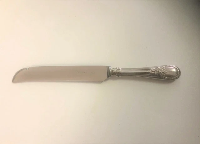 Fusil à Aiguiser Christofle Spatours – Métal Argenté – Rare, Proche Du Neuf