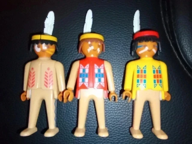 Playmobil 3259 3120 - Bateaux et accessoires indiens vintage