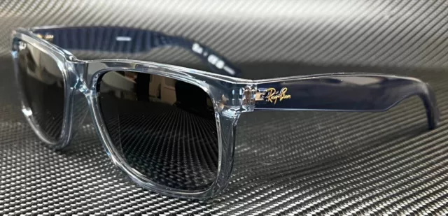 RAY BAN RB4165 6596T3 Transparent Blue Polarized Men's 51 mm Sunglasses