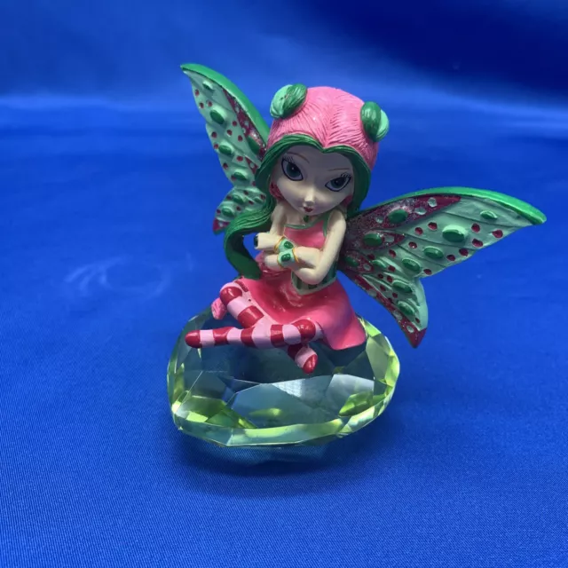 Jasmine Becket-Griffith Sparkles Green With Envy Fairy Figurine Jasmine Becket-Griffith Sparkles Green With Envy Fairy Figurine
