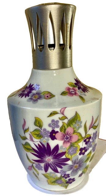 Lampe berger vintage porcelaine limoges Giraud - Décoration