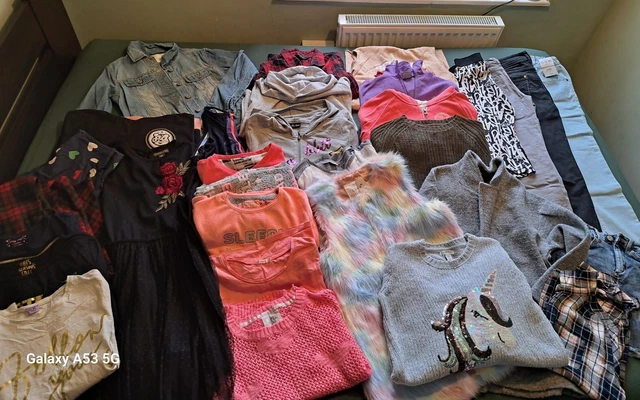 Girls Clothes Bundle Size 11-12 Years Inc New Jumper Jeans Denim Jacket