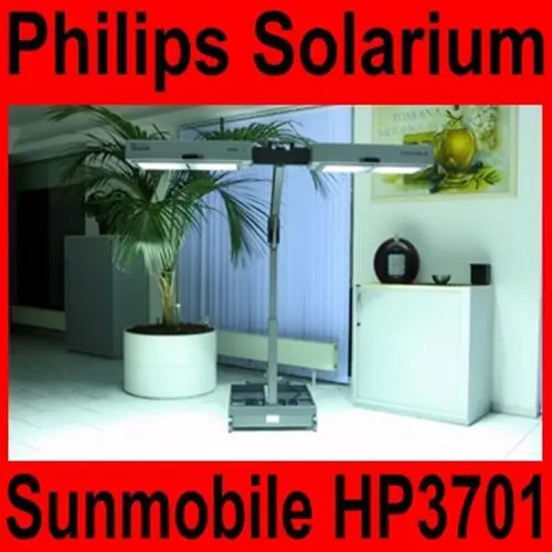 Solarium Philips Sunmobile HP 3701 Homesun mobile Sonnenbank Ganzkörperbräuner