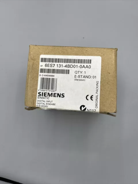 Siemens 6ES7131-4BD01-0AA0 Simatic S7 Module 6ES7 131-4BD01-0AA0 (New) B36 & B57