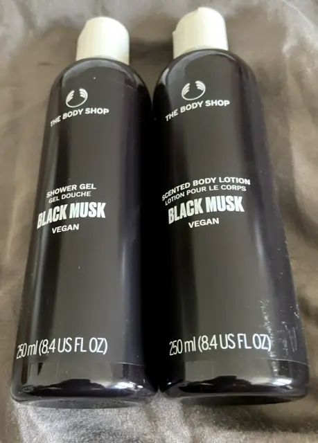 Body Shop "Black Musk" 2 Pce Set - New - Great Valentines Gift Idea!!!