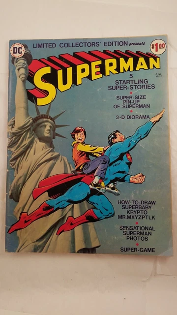 DC Comic  Limited Collectors' Edition  "Superman"   C-38 Oct-Nov 1975