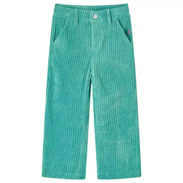 Kids' Pants Corduroy Mint Green 140 vidaXL