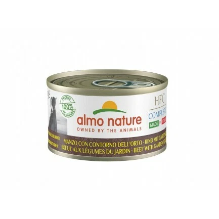 Almo Nature HFC Complete Cibo Umido per Cani Manzo con Contorno dell'Orto 6x95gr