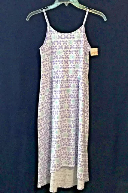 Girls' Jumping Beans $30 Lace Back Purple Butterfly Print Dress Size 10 NWT