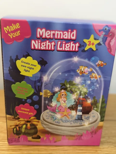 Make Your Own Mermaid Nightlight Kids Craft Toy