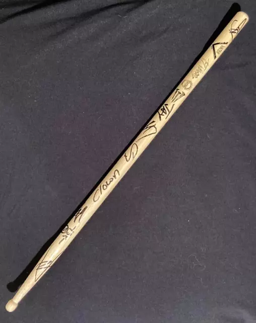Slipknot Band Signed Autograph Drumstick All 9 Jay Weinburg Corey Taylor Rare
