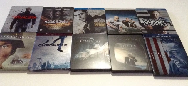 Lot de 10 blu-ray steelbook