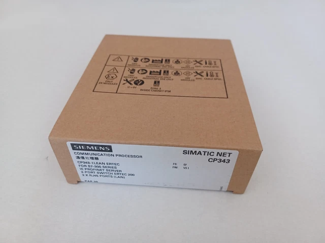 Siemens Simatic Net Communication Processore CP343-1 Lean 6GK7343-1CX10-0XE0