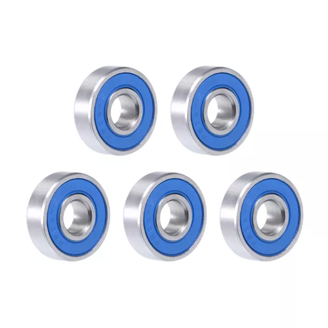 S608-2RS Stainless Steel Ball Bearing 8x22x7mm Double Sealed 608RS Bearings 5pcs