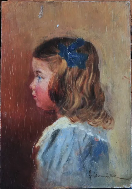 Unknown Artist: Portrait of a Girl, Early 20th Century