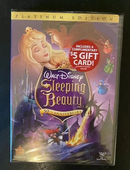Walt Disney Sleeping Beauty 50th Anniversary Platinum Edition DVD NEW