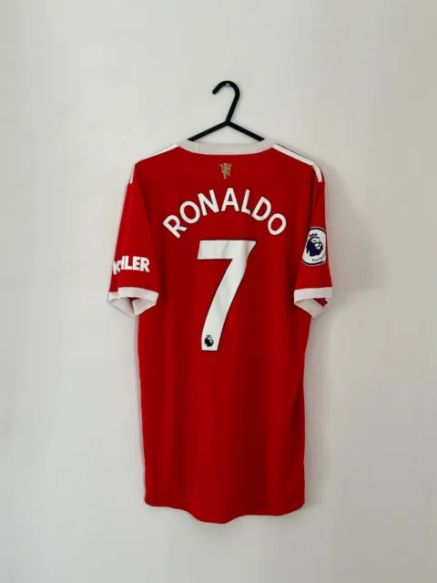 Manchester United Home Shirt Player Issue 2021/2022 Ronaldo 7 (M)