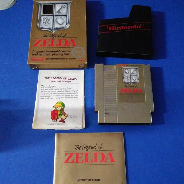NES (CIB) - The Legend of Zelda  Complete Nintendo Game, Box & Manual