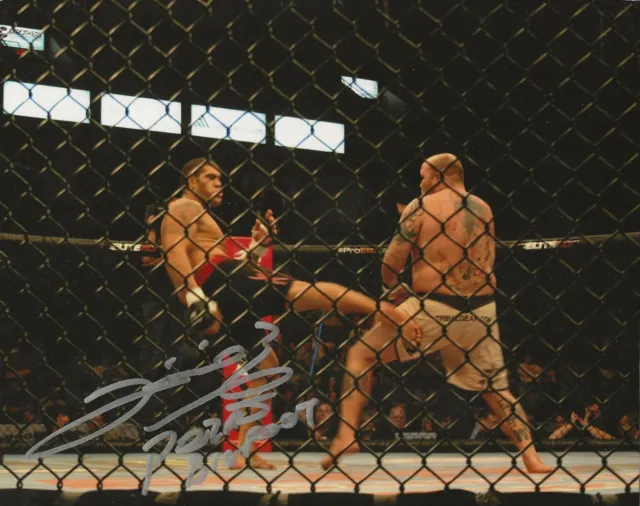 Antonio Bigfoot Silva REAL hand SIGNED Photo COA Autographed UFC Fighter MMA