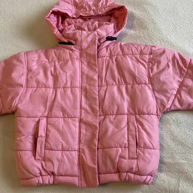 NEXT girls winter coat jacket 5 yrs pink
