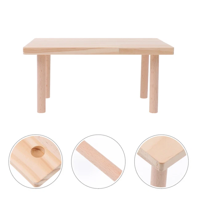 Plataforma de hámster madera maciza hámster juguete para mascotas prevención de roedores juguete