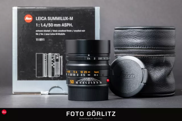 Leica M 50mm 1.4 asph. Summilux 6bit 11891 FOTO-GÖRLITZ Verkauf+Ankauf