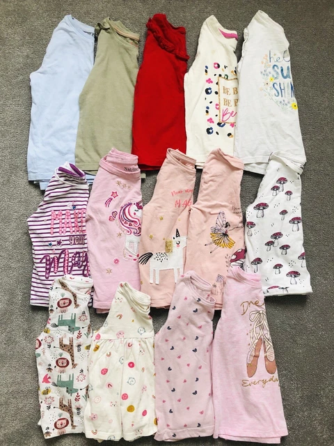 ❤️ Enorme pacchetto di top a maniche lunghe per ragazze età 3-4/4-5 anni ❤️