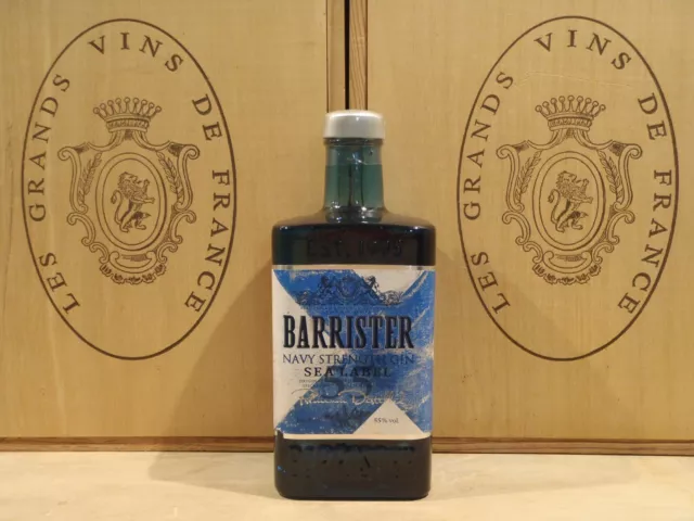 Gin Barrister Navy Strength  Sea Label  70cl 55% vol.