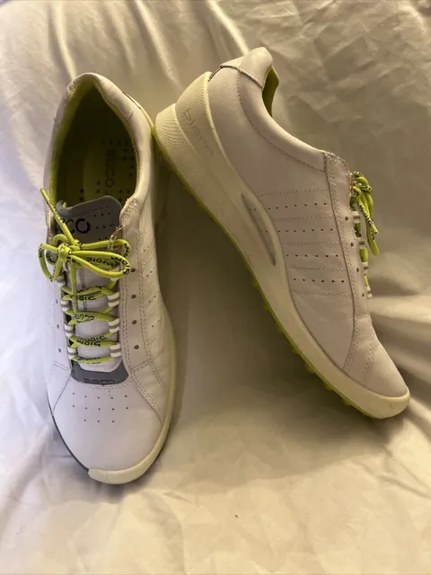 ECCO Hybrid Golf Sport shoes 8.5 - 9 42 Street Biom Hydromax White Yak Leather