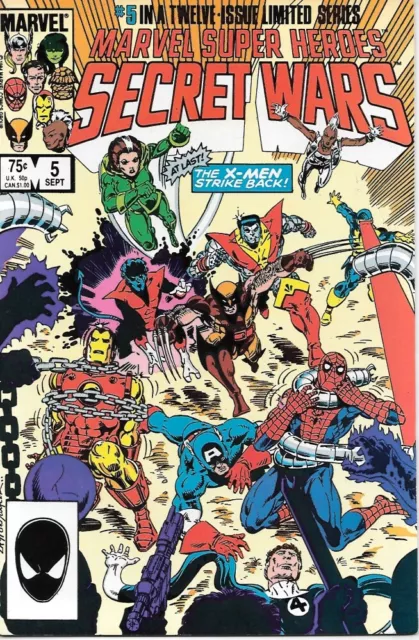 Marvel Super-Heroes Secret Wars Comic Book #5 Marvel 1984 VFN/NEAR MINT UNREAD