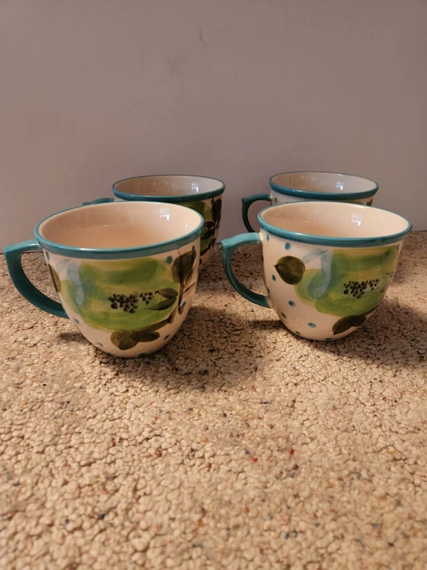 4 Brand New Pioneer Woman Vintage Bloom 16oz Coffee Mugs!