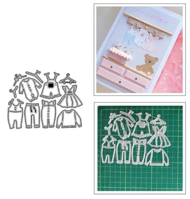 Babykleidung Stanzformen Metall Cutting Dies Scrapbooking Stanzschablonen DIY