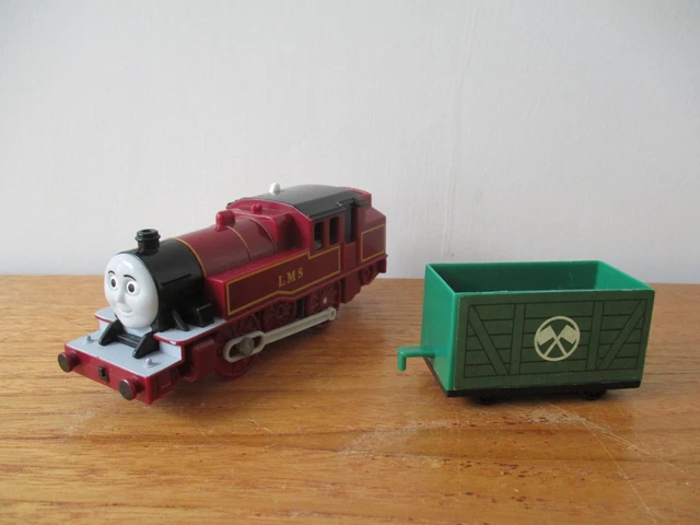 TRACKMASTER ARTHUR MOTORISED Thomas LMS TRAIN + Green Works Car £6.00 ...