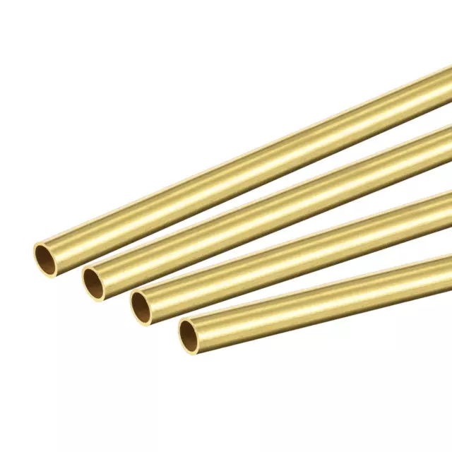 Ottone Rotondo Tubo 5,5mm OD 0,5mm Parete Spessore 300mm Lunghezza Tubo Tubi 4pz