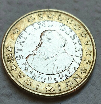 Piece 1 Euro Stati Inu Obstati 2007