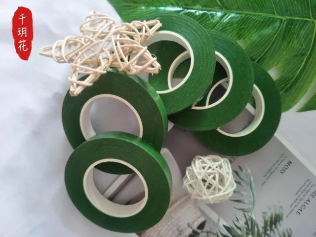 1x GREEN Parafilm Wedding Craft Florist Stem Wrap Floral Tape Waterproof  27m