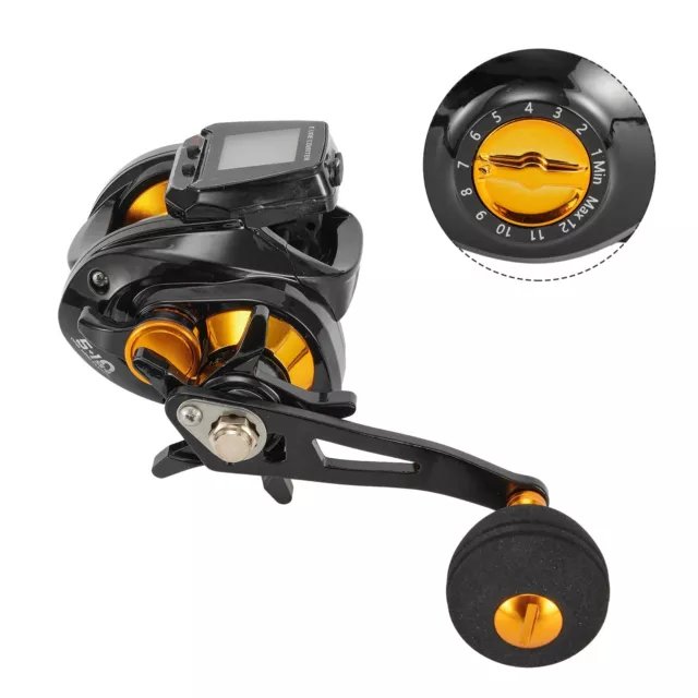 Revolutionary 6 31 Fishing Baitcasting Reel with Accurate Line Counting Feature