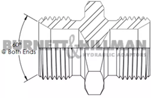 Burnett & Hillman Bsp 1.9cm Mâle X 2.5cm - Constricteur Vierge Seulement 13088 2