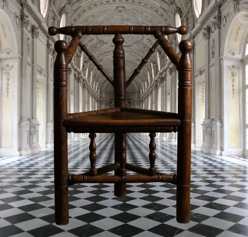 Fauteuil "Monk", Art Populaire Nordique, Scandinavie (Début du XXe siècle)